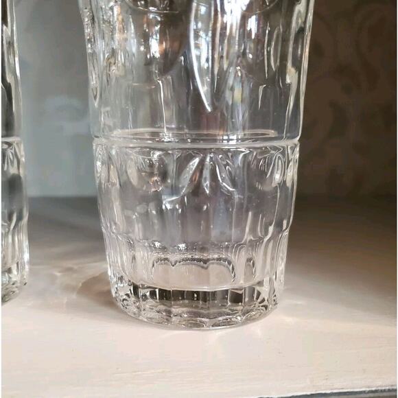 Set of 4 Vintage Indiana Colony Crystal Glass CLASSIQUE CLEAR Wine Water 12 Oz - Picture 4 of 8